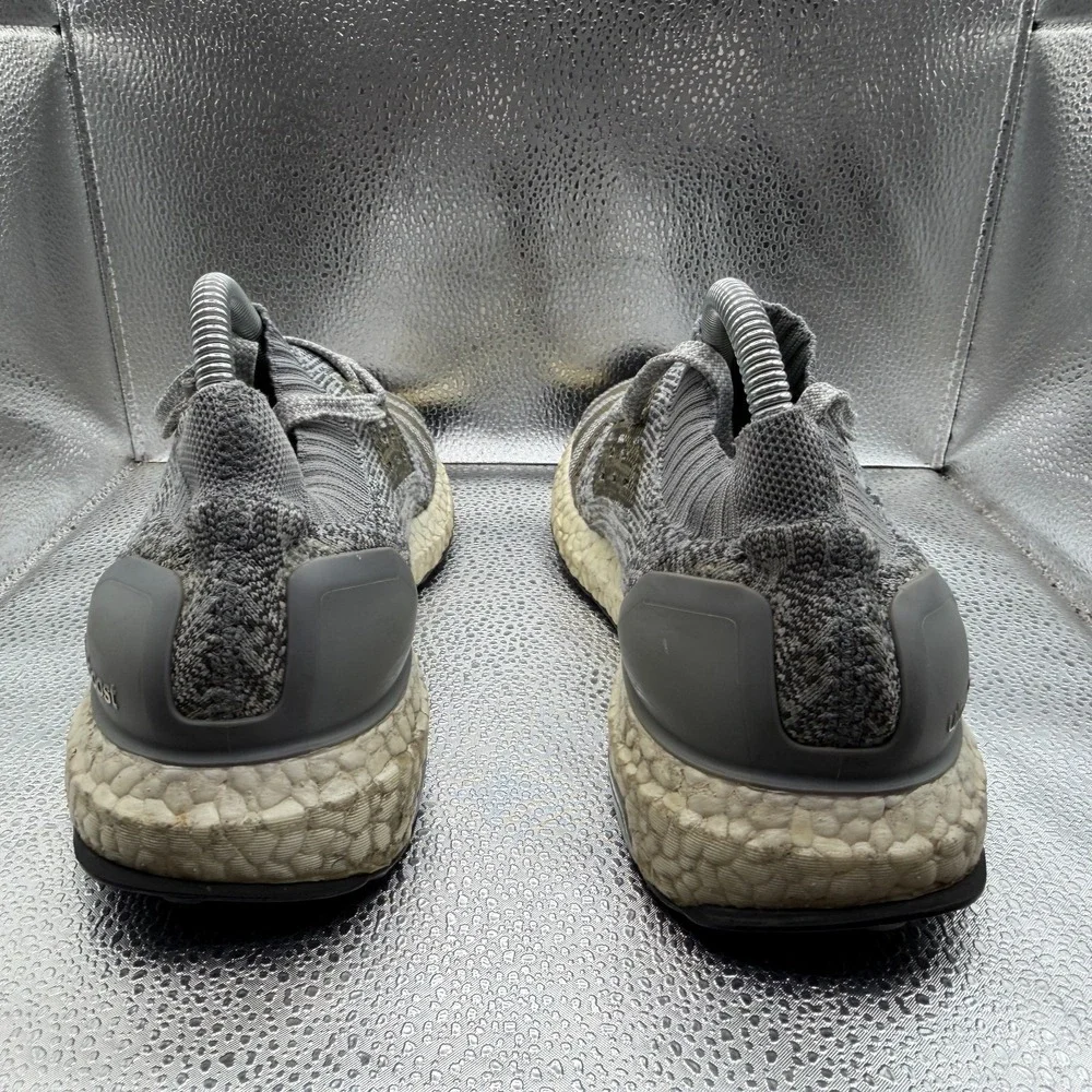 Size 8 Adidas UltraBoost Uncaged Gray Mens Low‎ Lace-Up Running Shoes BB3898